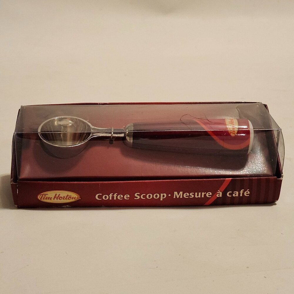 RETRO Tim Horton's Coffee/Sugar Stainless/Ceramic Scoop BNIP